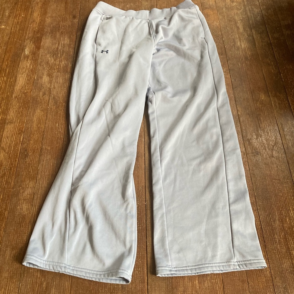 Gray Under Armor Sweatpants Loose Medium